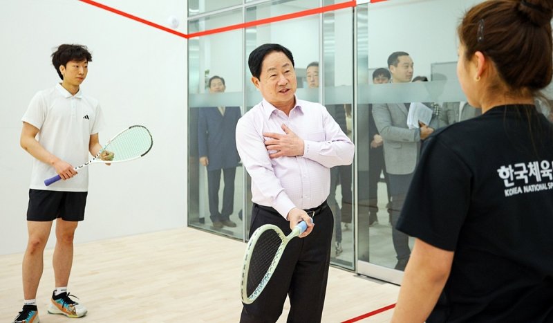 남양주 공공 체육시설 첫 스쿼시장 (출처=연합뉴스)