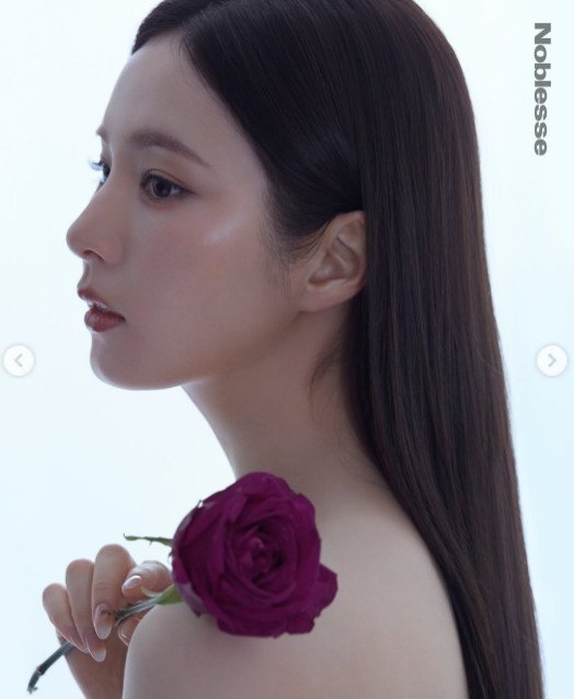 신세경, 장미보다 아름다운 미모…청초함에 스며든 고혹미