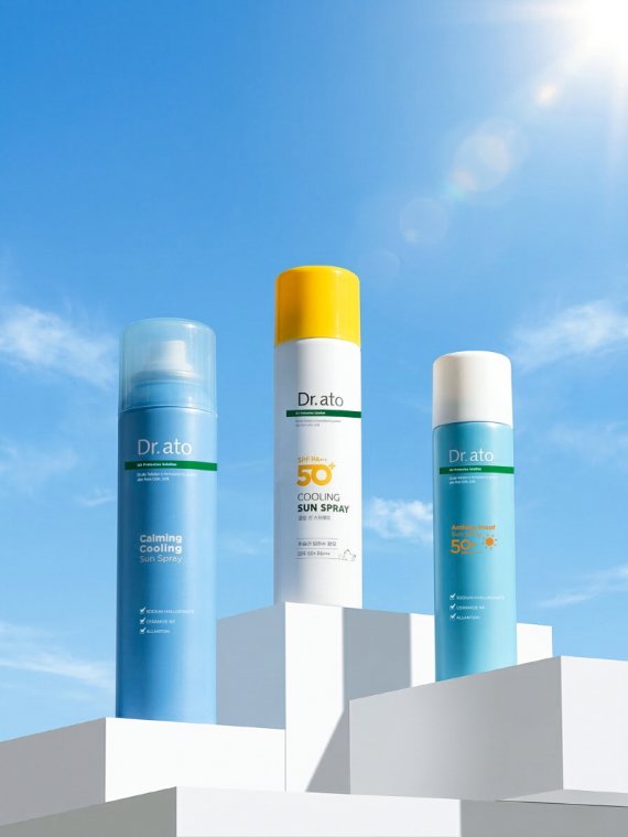 누적 판매 110만개 달성 메디앙스 닥터아토, 신제품 '카밍 쿨링 선스프레이' 선봬