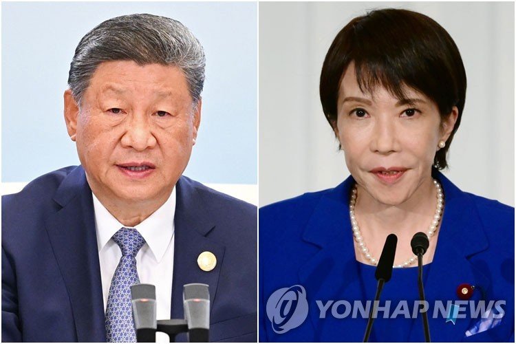 시진핑 중국 국가주석(왼쪽)과 다카이치 사나에 일본 총리 (출처=연합뉴스)