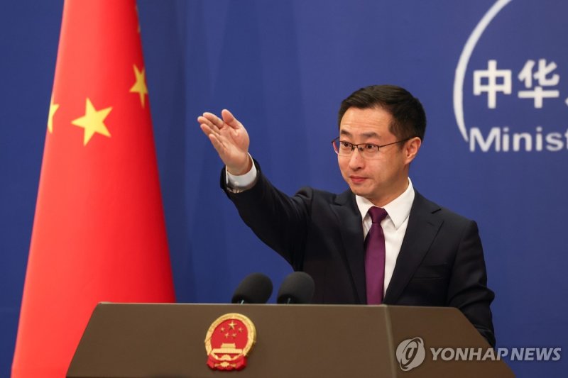 린젠 중국 외교부 대변인 (출처=연합뉴스)