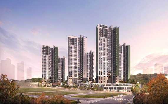 [화성 남양뉴타운 우미린 에듀하이 야경투시도]