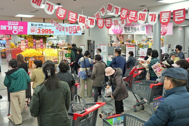 롯데마트 메가통큰 할인 행사 (출처=연합뉴스)