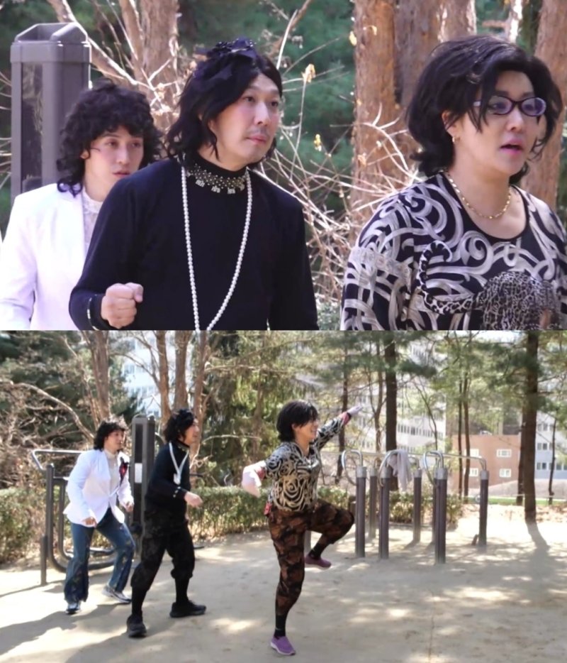 '놀뭐' 허경환, 짧은 다리로 발악…하하 응원 속 처절 분투