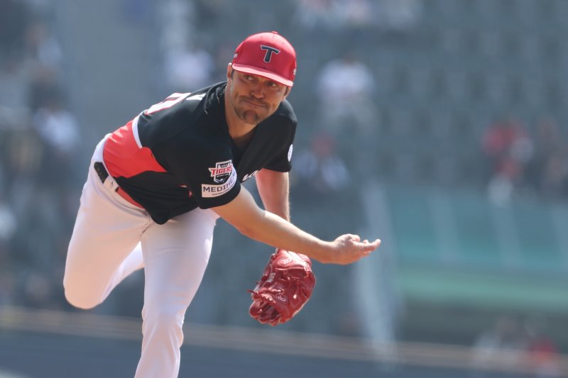 프로야구 KIA 타이거즈의 제임스 네일.뉴시스