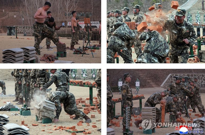 김정은, 총참모부 작전국 직속 특수부대 훈련 참관 (출처=연합뉴스)