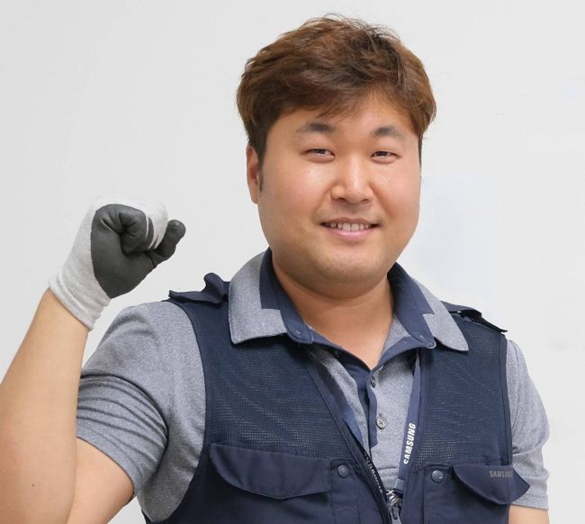 충남 논산센터 조상연 프로. 지난 2024년 7월 부여군에서 고령자의 목숨을 구했다.