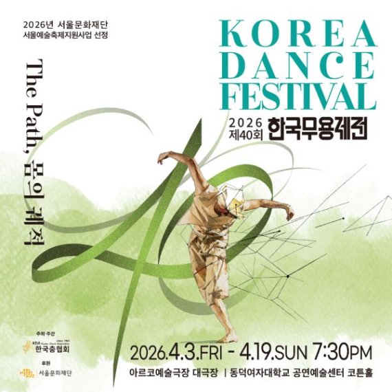 '몸의 궤적' 조명… 제40회 한국무용제전 아르코예술극장서 개최