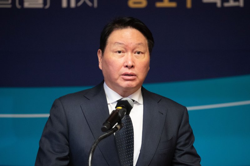 최태원 대한상공회의소 회장 겸 SK그룹 회장. 연합뉴스