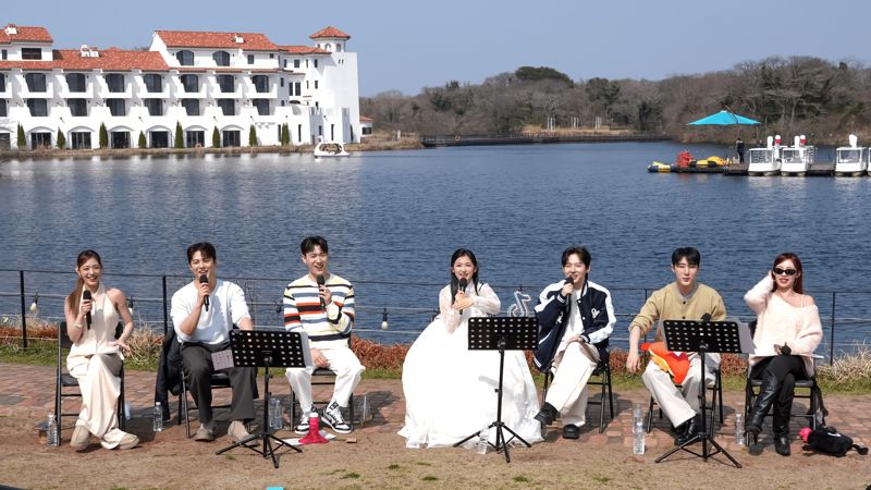 틱톡 라이브 크리에이터 7인이 지난 3월 27일 제주 에코랜드 테마파크에서 ‘틱톡 라이브 제주 에코랜드 봄 버스킹’을 진행했다. 틱톡 제공