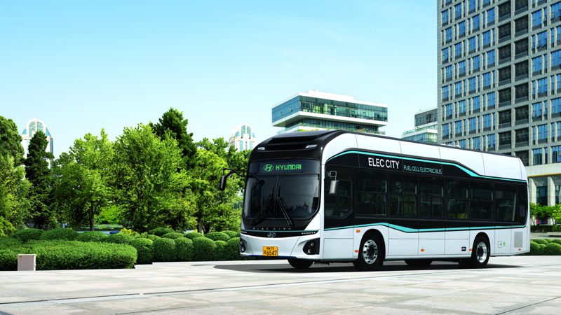 일렉시티 수소전기버스(FCEV). 현대차 제공.