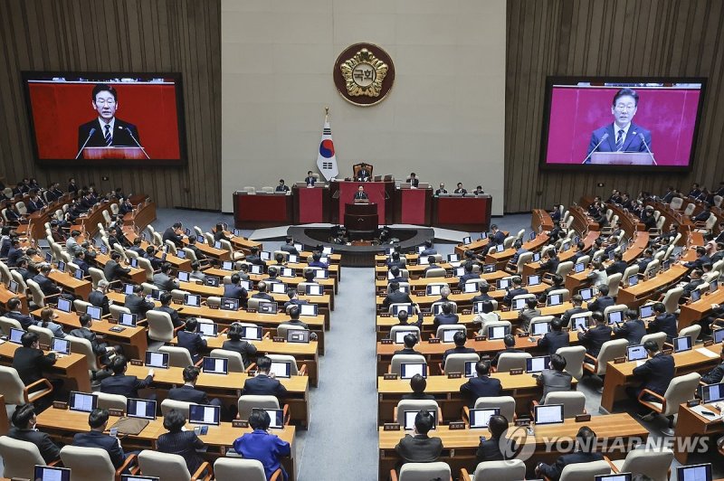 2026 추가경정예산안 시정연설 하는 이재명 대통령 (출처=연합뉴스)