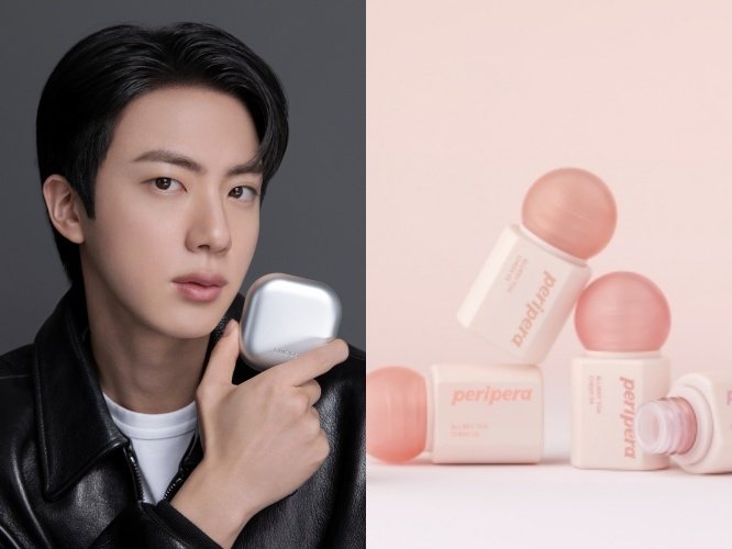 방탄소년단(BTS) 진이 모델인 라네즈 네오 쿠션(왼쪽)과 페리페라 '블러리 톡 치크'(아모레퍼시픽, 페리페라 제공)
