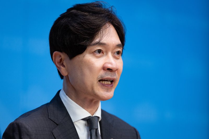 박성훈 국민의힘 수석대변인이 17일 서울 여의도 국회 소통관에서 논평을 하고 있다. 2025.9.17 ⓒ 뉴스1 유승관 기자