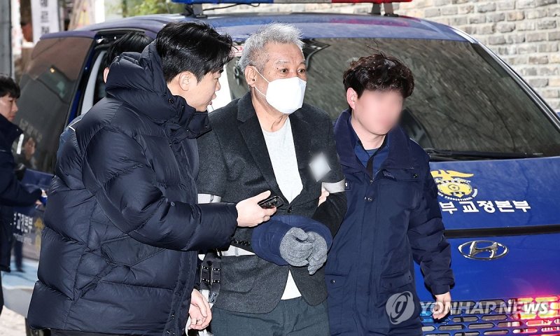 상설특검 출석하는 건진법사 전성배 (출처=연합뉴스)