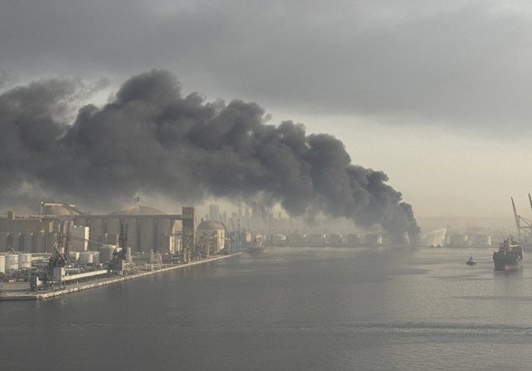 선원이 촬영한 중동 사태 현장 (출처=연합뉴스)