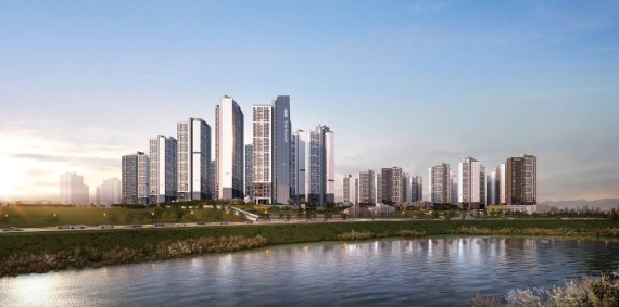 더샵 탕정인피니티시티 투시도