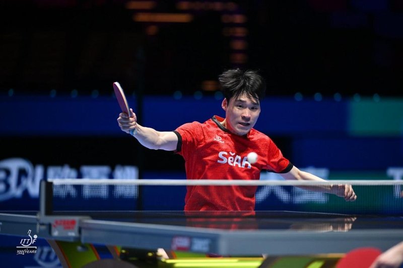 남자 월드컵에 나선 장우진의 경기 장면 (출처=연합뉴스)