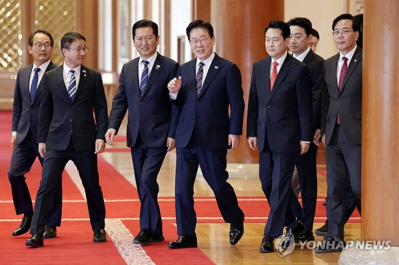 이재명 대통령, 여야정 민생경제협의체 회담 참석 (출처=연합뉴스)