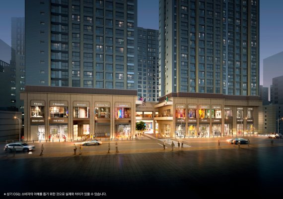 <강동역 SK 리더스뷰 아트리움>