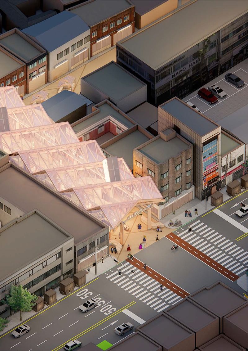 신중앙시장 조감도. 서울시 제공