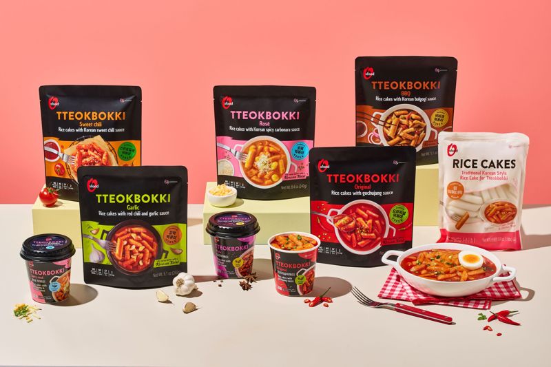 오푸드 떡볶이 제품 라인업. 대상 제공