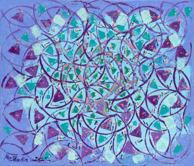 김윤신 '영혼의 빛 2025-49'. 국제갤러리 제공