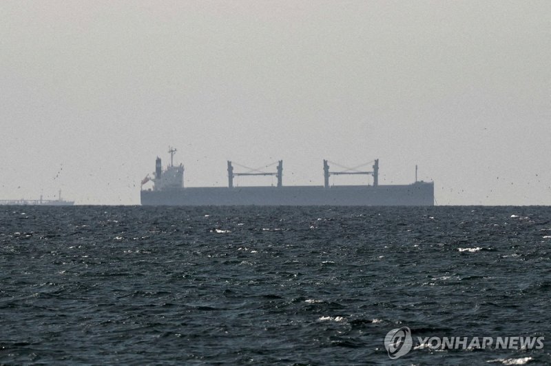 호르무즈 해협 인근의 화물선 (출처=연합뉴스)
