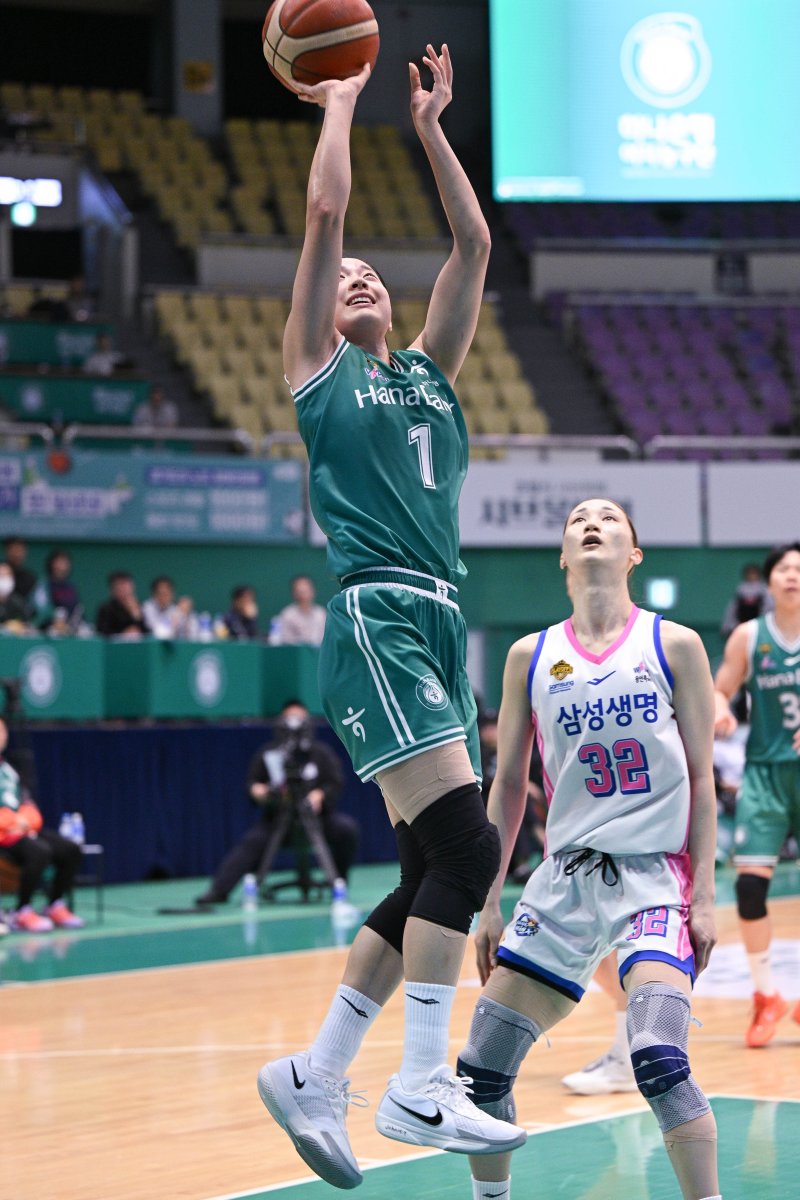 슛을 시도하는 부천 하나은행 박소희. (WKBL 제공)
