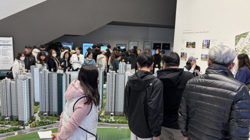 청주 푸르지오 씨엘리체 견본주택 방문객1