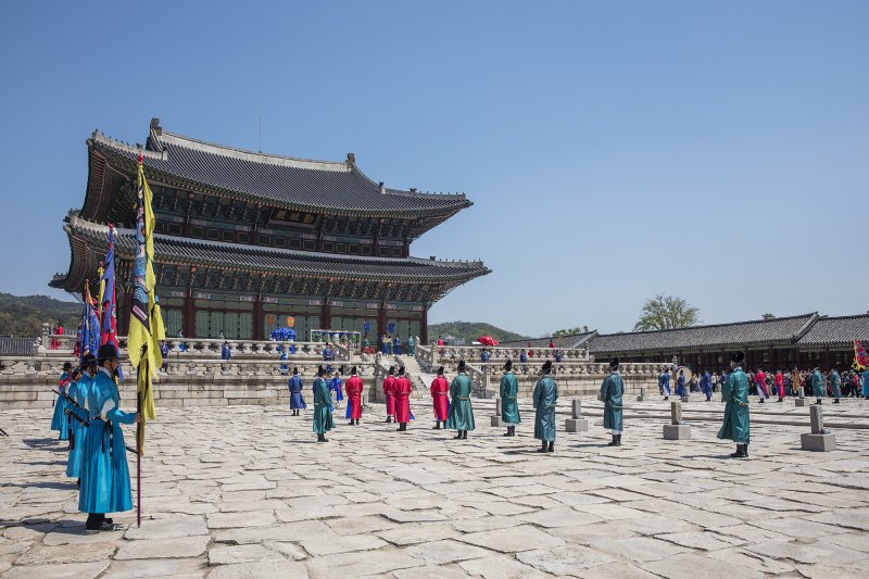 [서울=뉴시스] 봄 궁중문화축전 경복궁 시간여행 (사진=국가유산청 제공) 2026.04.07. photo@newsis.com