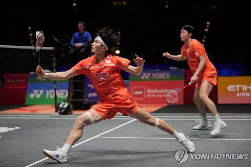 남자복식 '무적의 듀오' 서승재와 김원호 (출처=연합뉴스)