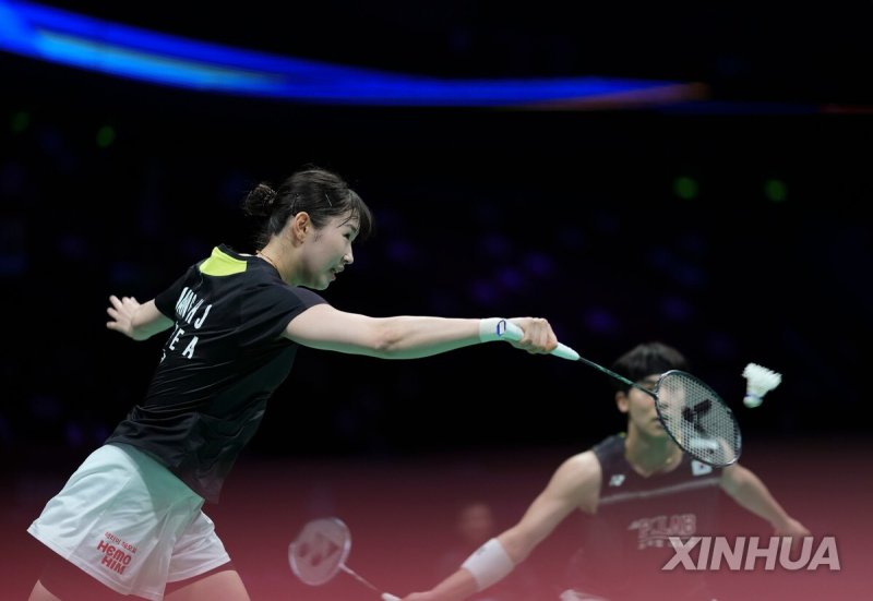 혼합복식의 김재현-장하정 (출처=연합뉴스)