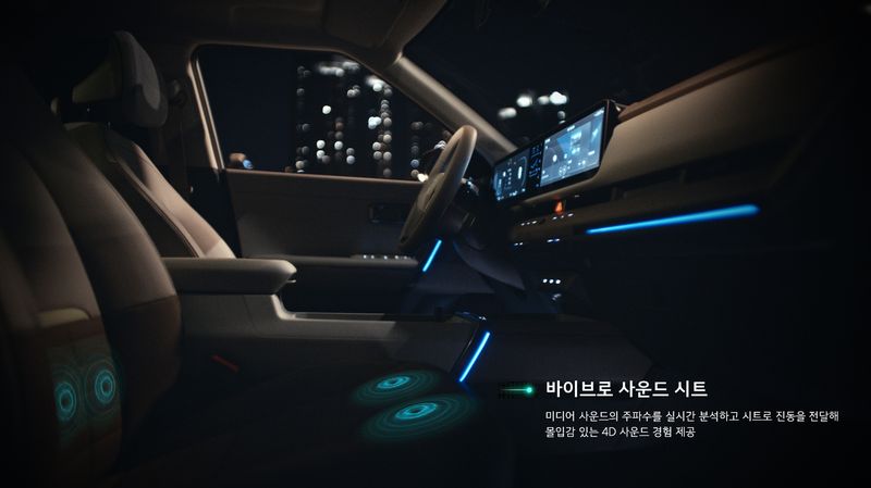 디 올 뉴 셀토스 바이브로 사운드 시트. 기아 제공.