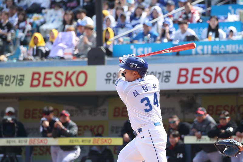 삼성 라이온즈 최형우가 KBO 통산 최다안타 1위에 올라섰다. 연합뉴스