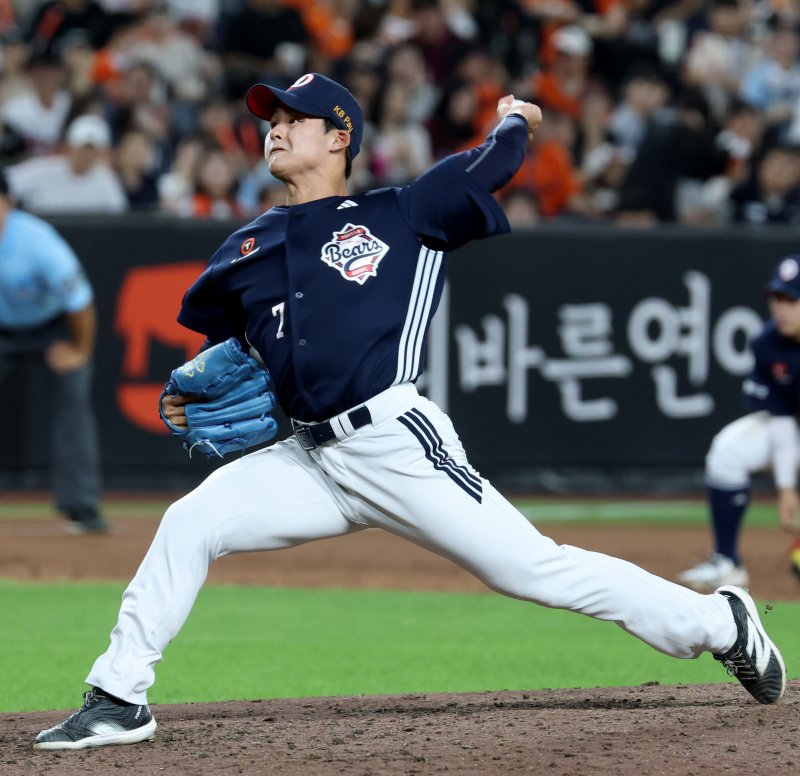 손아섭과 트레이드 된 이교훈. 연합뉴스