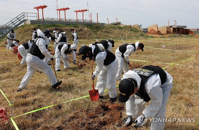 무안공항 제주항공 여객기 참사 현장 재수색 이틀 만에 유해 추정물 85점이 추가 발견됐다. /사진=연합뉴스