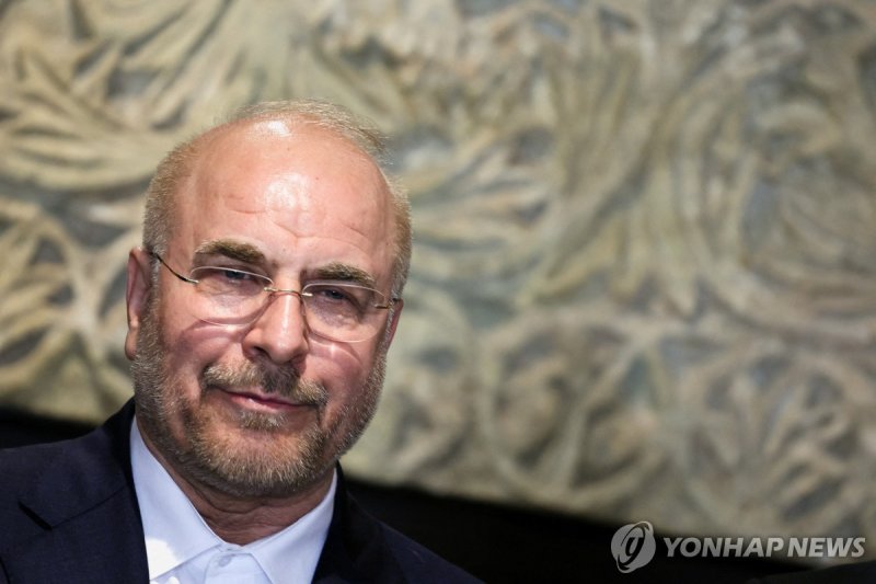 갈리바프 이란 의회 의장 (출처=연합뉴스)