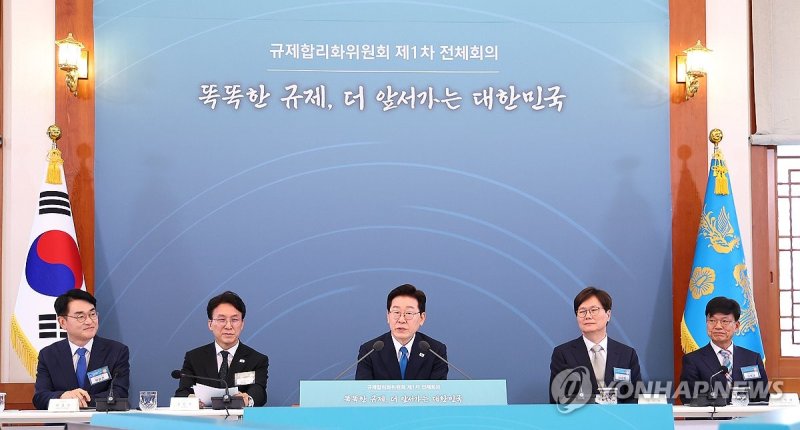 이재명 대통령, 규제합리화위원회 발언 (출처=연합뉴스)