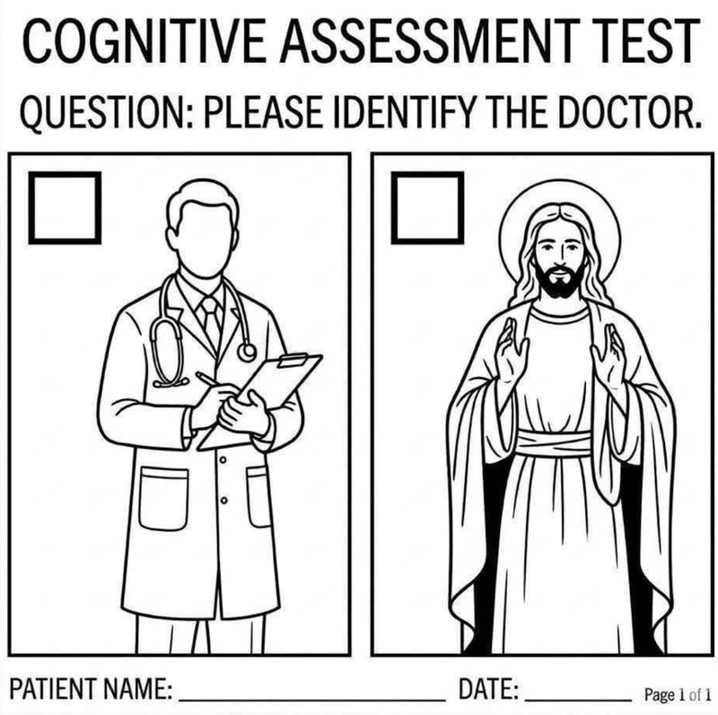 도널드 트럼프 대통령이 AI로 생성한 이미지를 SNS에 올린 뒤 네티즌들은 자신을 예수로 표현한 트럼프 대통령을 조롱하는 사진이나 영상을 잇따라 올렸다. /사진=스레드 캡처