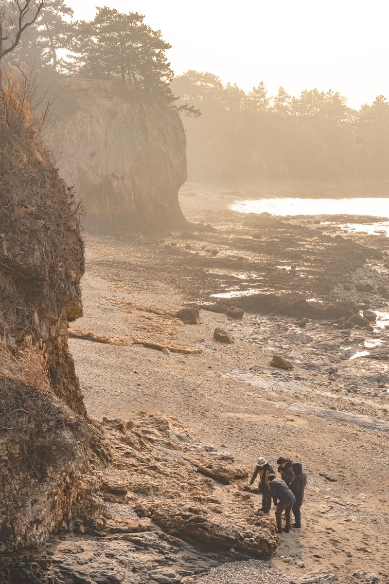 일몰 직전의 적벽강. 사진=연합뉴스