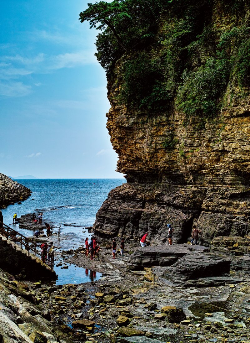 유네스코 세계지질공원으로 지정된 변산반도국립공원 내 채석강. 국립공원공단 제공