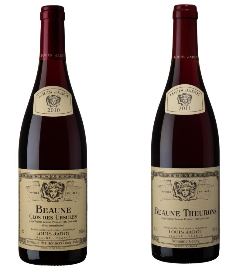 루이 자도 본 프르미에 크뤼 끌로 데 우르쉴 모노폴(왼쪽) 루이 자도 본 프르미에 크뤼 퇴롱