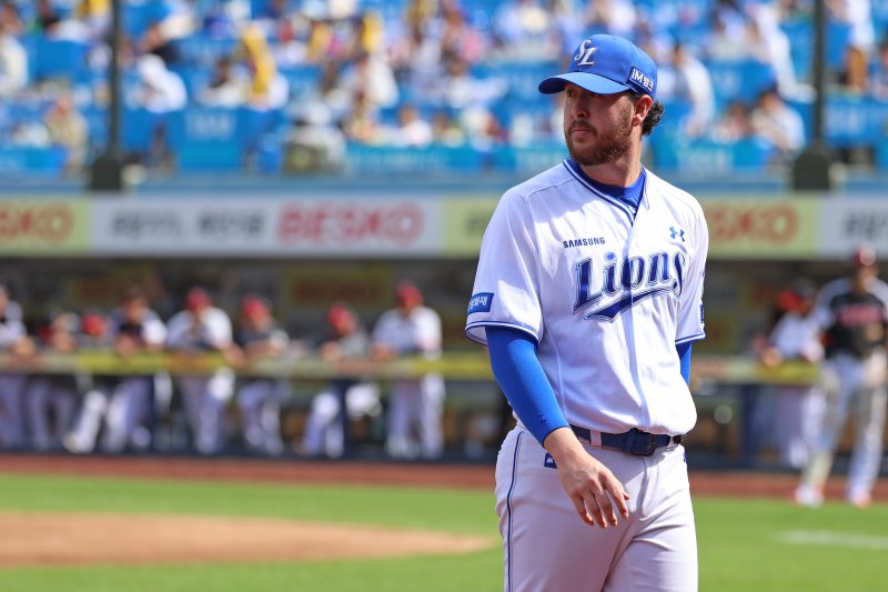 삼성 외국인 투수 오러클린.(삼성 라이온즈 제공) /사진=뉴스1