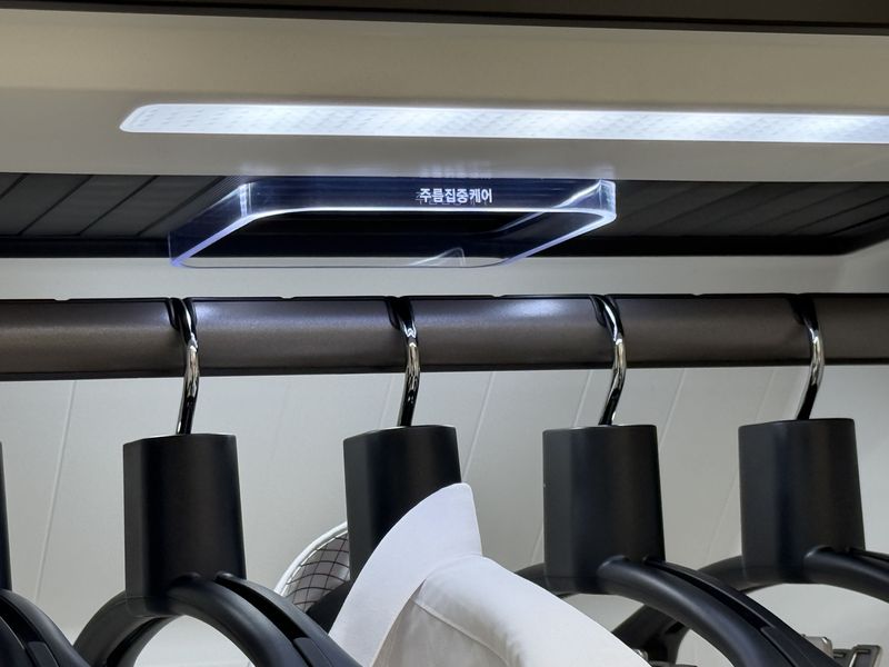 삼성전자 2026년형 비스포크 AI 에어드레서에 탑재된 주름집중케어 기능. 사진=임수빈 기자