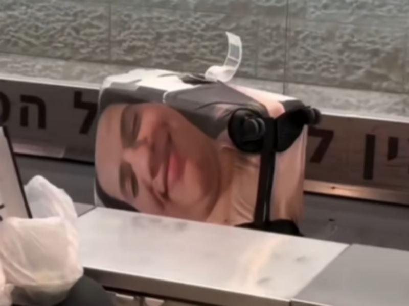 해외에서 자신의 우스꽝스러운 얼굴 사진을 여행 가방 커버로 제작해 사회관계망서비스(SNS)에 인증하는 이른바 '어글리 페이스(Ugly Face)' 유행이 빠르게 확산하고 있다. /사진=인스타그램(so_trandylux)