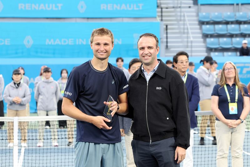 르노 부산오픈테니스대회 2026 시상식