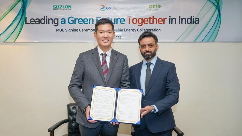 GS건설 인도 재생에너지 생태계 키운다.. 태양광·풍력 결합 하이브리드 모델 구축