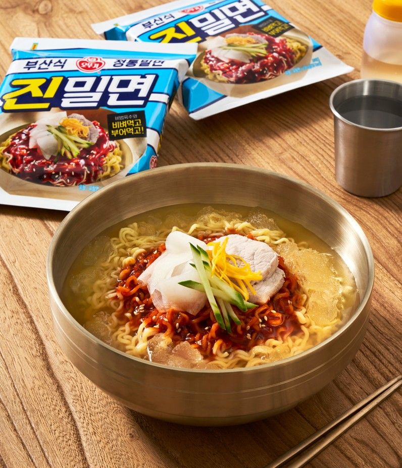 진밀면 제품. 오뚜기 제공