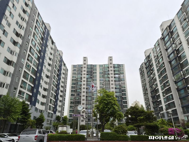 일산동구 흰돌마을 5단지 전경. 사진=최가영 기자